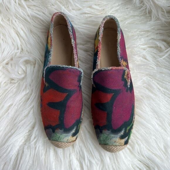 Stuart Weitzman Biarritz Printed Espadrille Flat, Artist - Picture 3 of 10